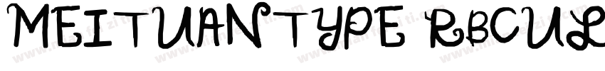 MEITUANTYPE RBCULAR字体转换